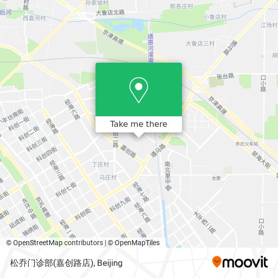 松乔门诊部(嘉创路店) map