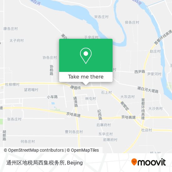通州区地税局西集税务所 map