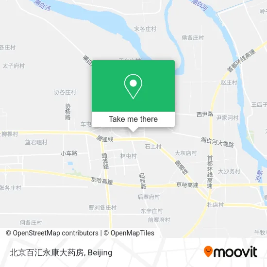 北京百汇永康大药房 map