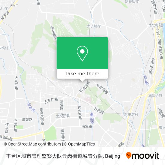 丰台区城市管理监察大队云岗街道城管分队 map