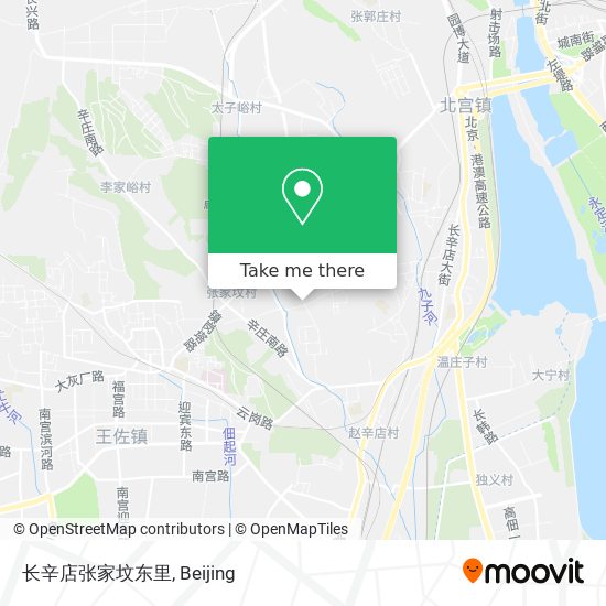 长辛店张家坟东里 map