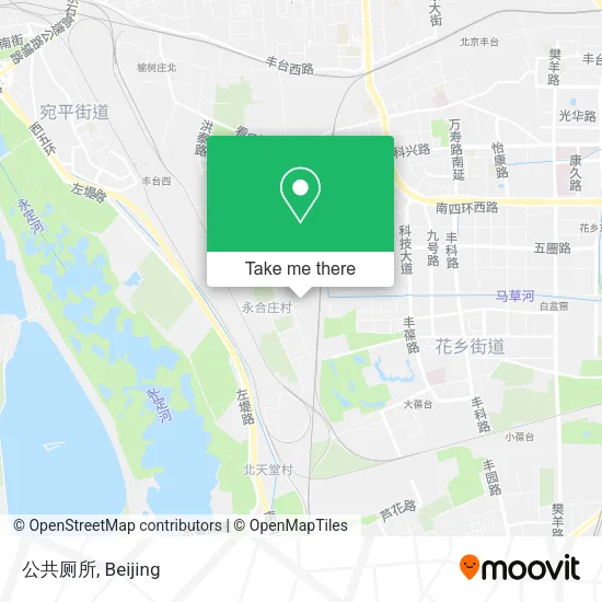 公共厕所 map