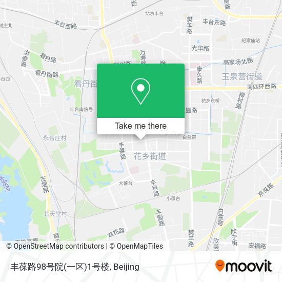 丰葆路98号院(一区)1号楼 map