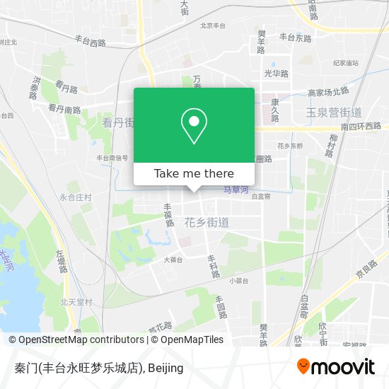 秦门(丰台永旺梦乐城店) map