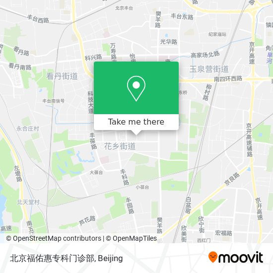 北京福佑惠专科门诊部 map