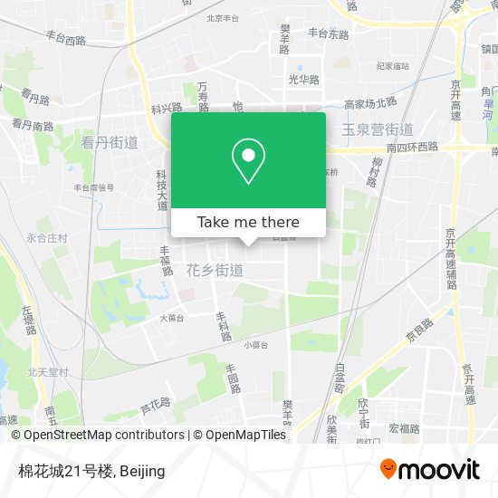 棉花城21号楼 map
