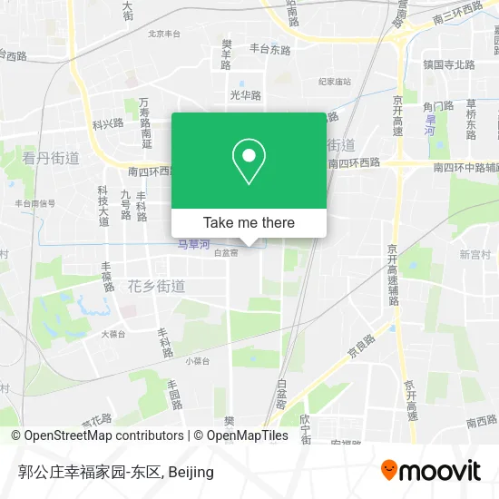 郭公庄幸福家园-东区 map