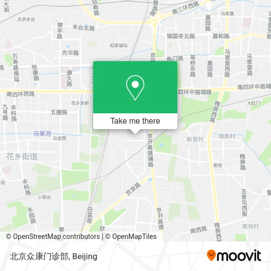 北京众康门诊部 map