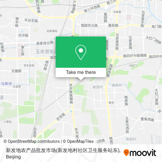 新发地农产品批发市场(新发地村社区卫生服务站东) map