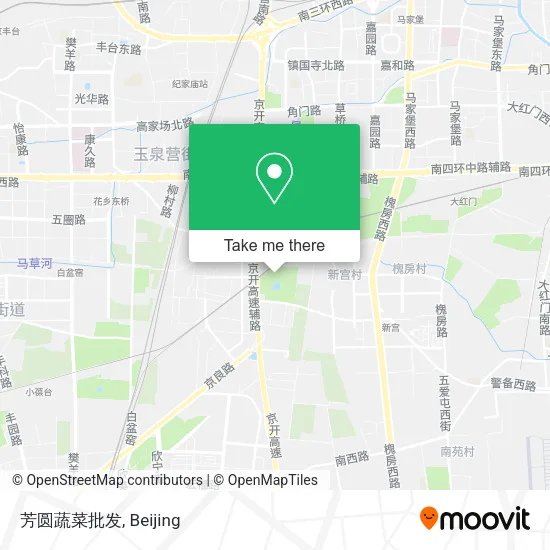 芳圆蔬菜批发 map