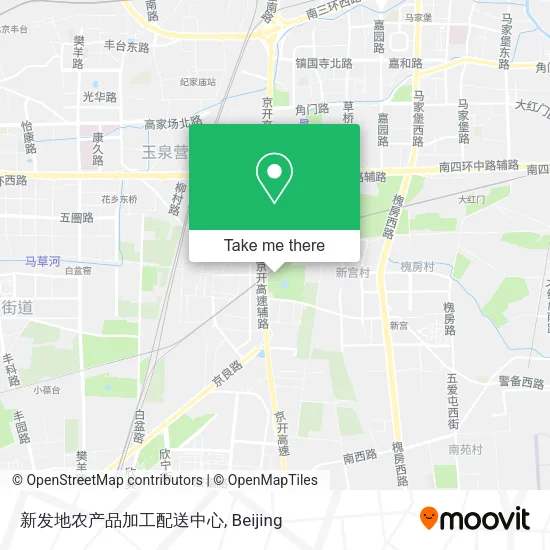 新发地农产品加工配送中心 map