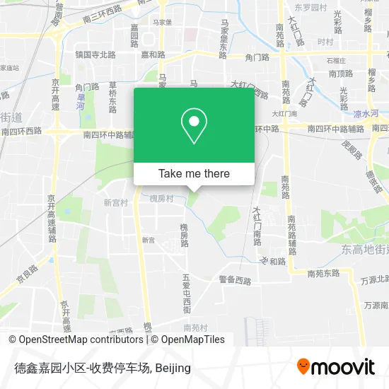 德鑫嘉园小区-收费停车场 map