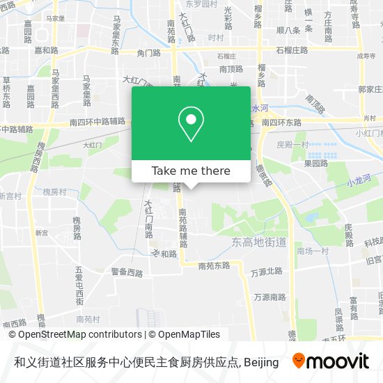 和义街道社区服务中心便民主食厨房供应点 map
