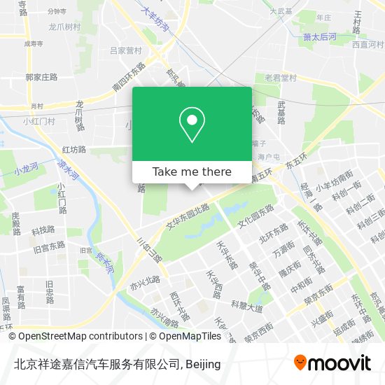 北京祥途嘉信汽车服务有限公司 map