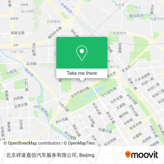 北京祥途嘉信汽车服务有限公司 map