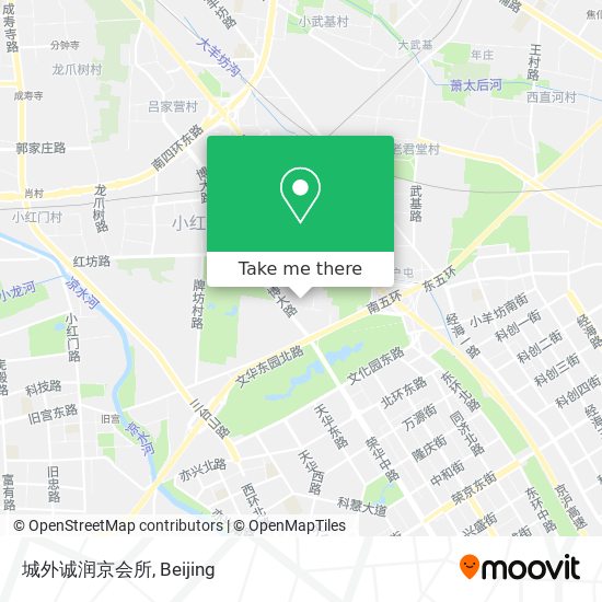 城外诚润京会所 map