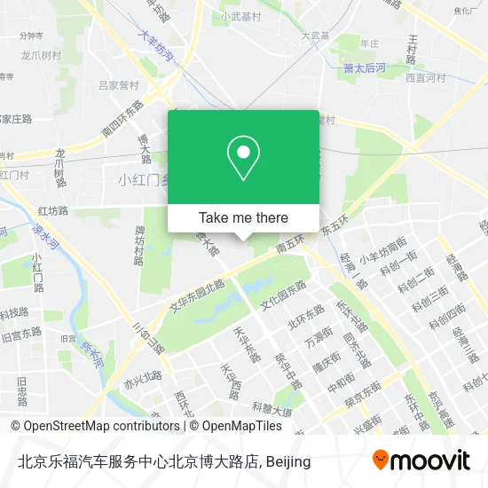 北京乐福汽车服务中心北京博大路店 map