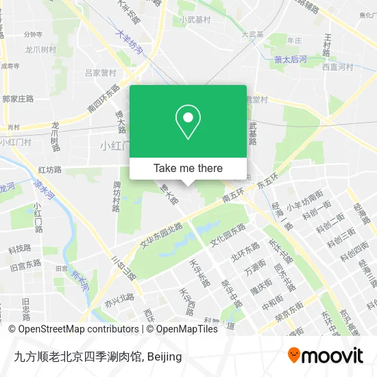 九方顺老北京四季涮肉馆 map