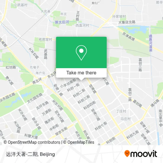 远洋天著-二期 map