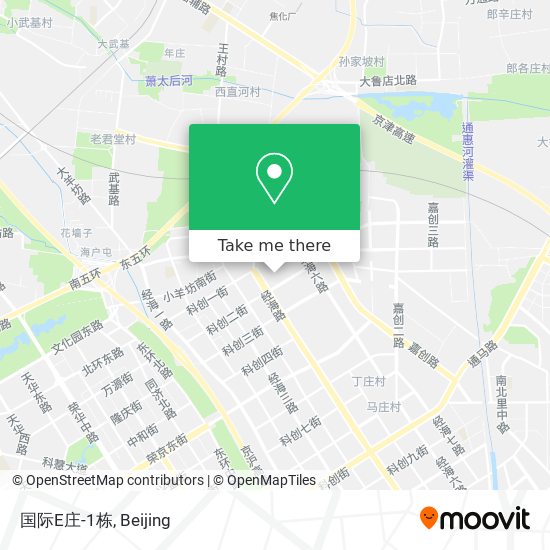 国际E庄-1栋 map