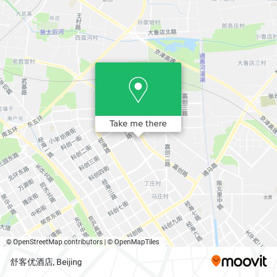 舒客优酒店 map