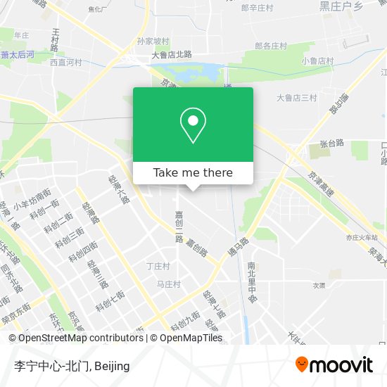 李宁中心-北门 map
