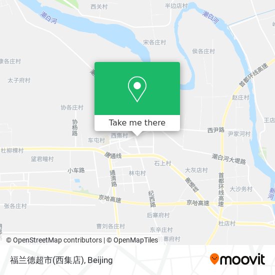 福兰德超市(西集店) map
