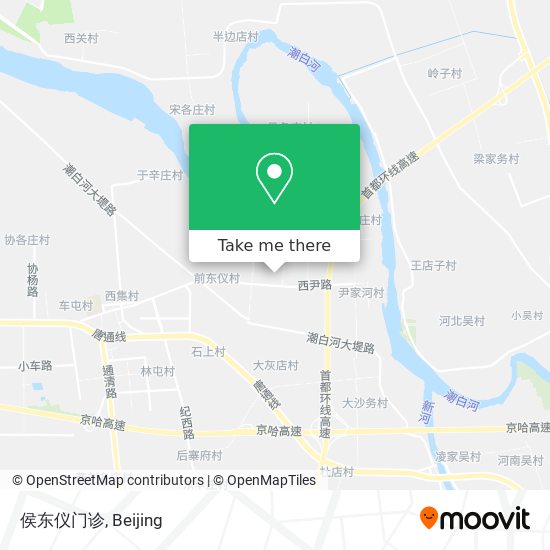 侯东仪门诊 map