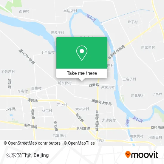 侯东仪门诊 map