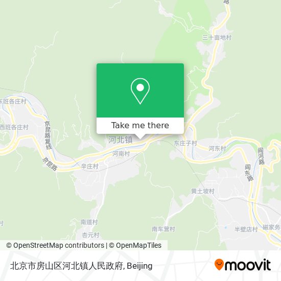 北京市房山区河北镇人民政府 map