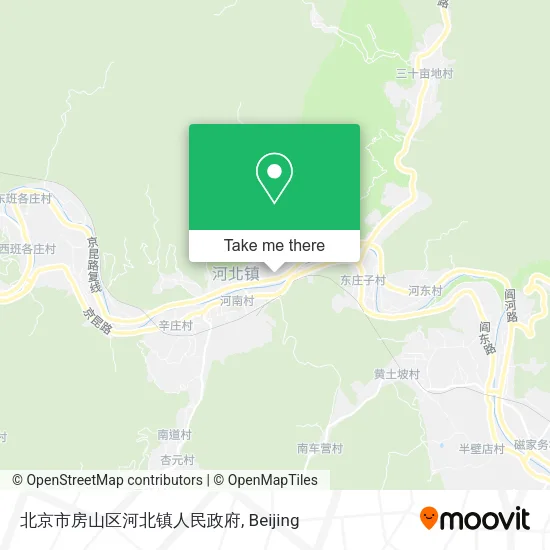 北京市房山区河北镇人民政府 map