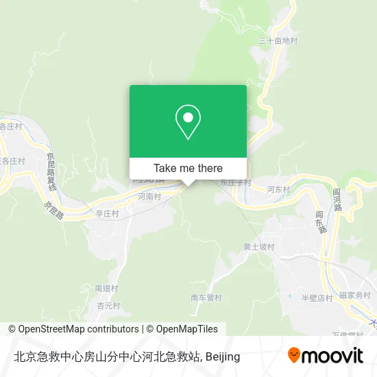 北京急救中心房山分中心河北急救站 map
