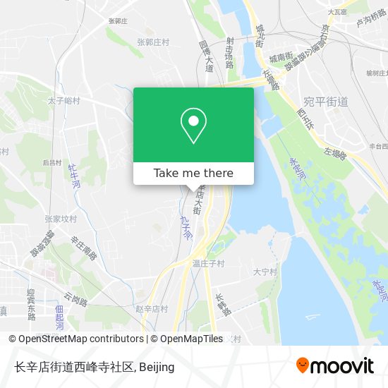 长辛店街道西峰寺社区 map