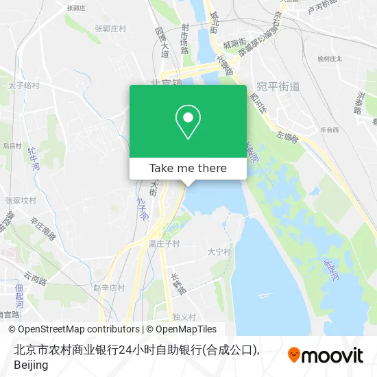 北京市农村商业银行24小时自助银行(合成公口) map