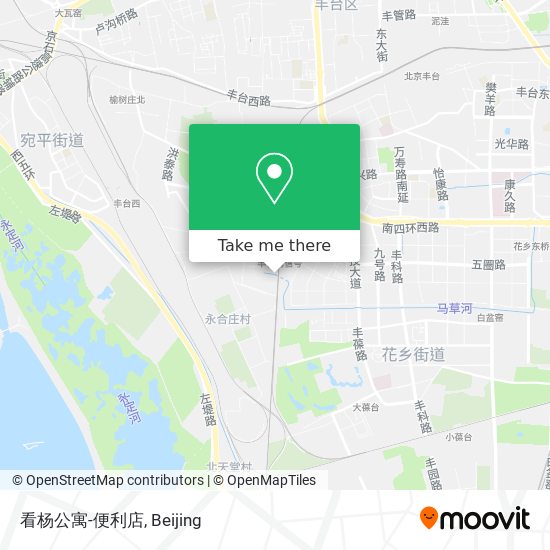 看杨公寓-便利店 map