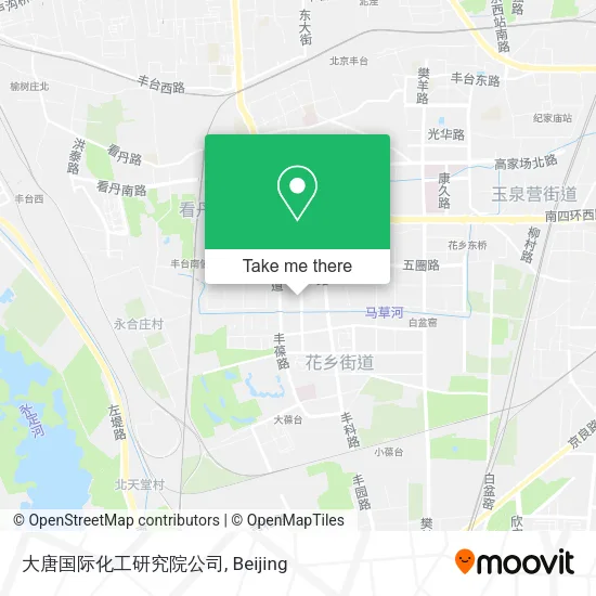 大唐国际化工研究院公司 map