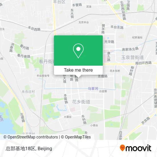 总部基地18区 map