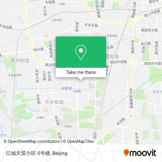 亿城天筑小区-5号楼 map