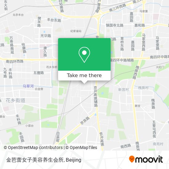 金芭蕾女子美容养生会所 map