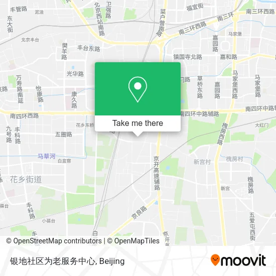 银地社区为老服务中心 map