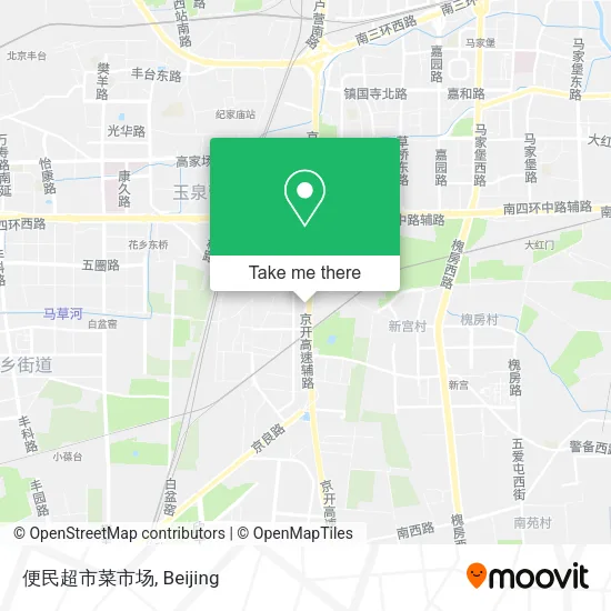 便民超市菜市场 map