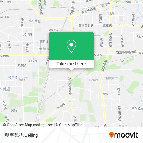 明宇菜站 map