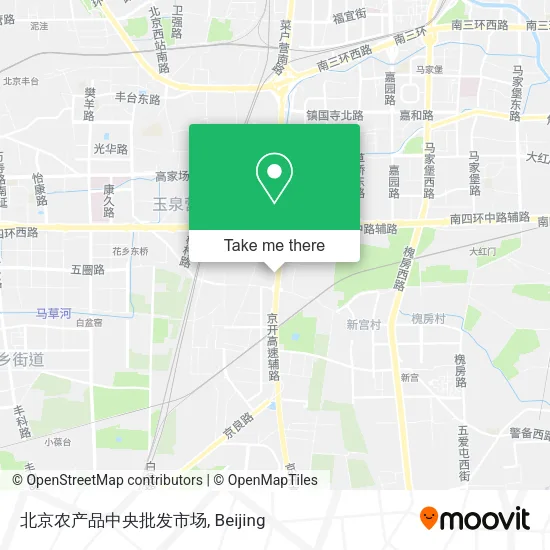 北京农产品中央批发市场 map