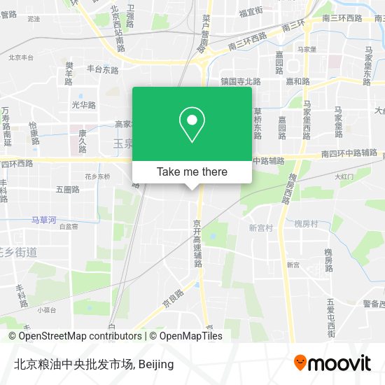 北京粮油中央批发市场 map