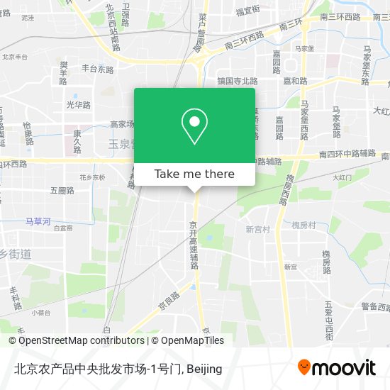 北京农产品中央批发市场-1号门 map