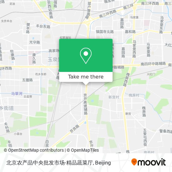 北京农产品中央批发市场-精品蔬菜厅 map