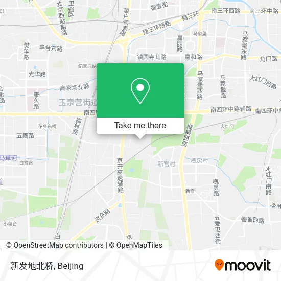 新发地北桥 map