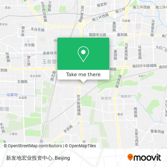 新发地宏业投资中心 map
