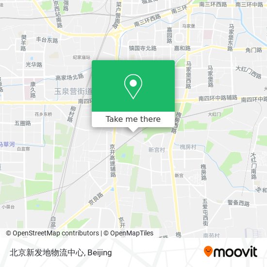 北京新发地物流中心 map