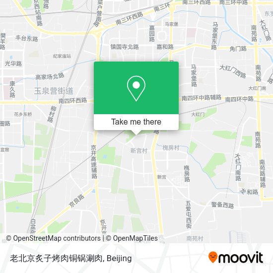 老北京炙子烤肉铜锅涮肉 map
